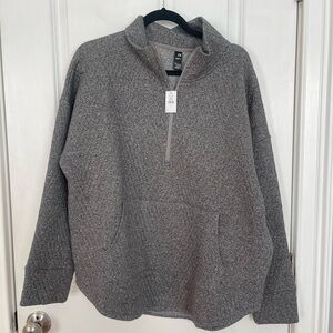 Gap Gray Half-Zip Sweater